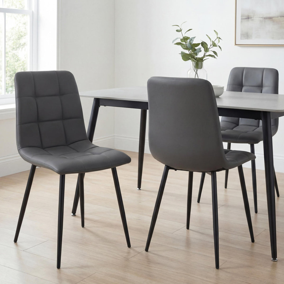Pietro Faux Leather Dining Chair