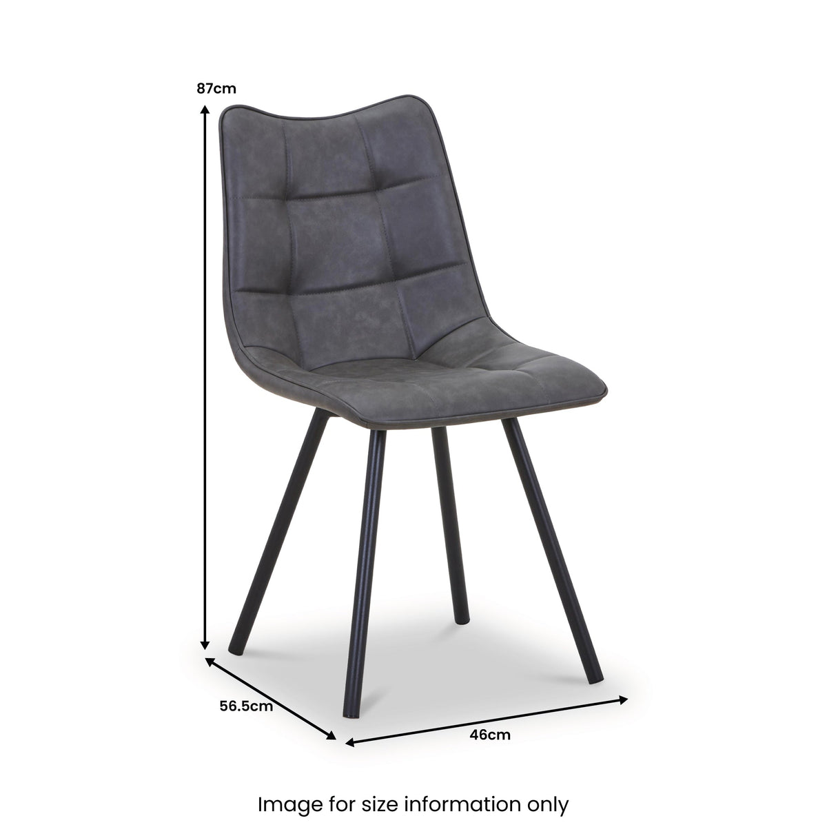 Zeno Faux Leather Dining Chair