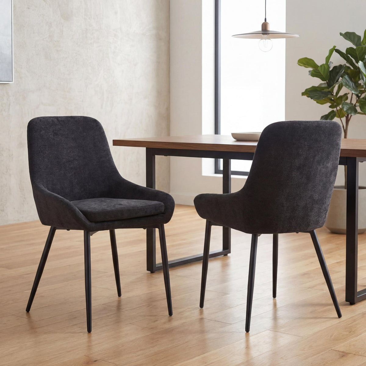 Loris Soft Fabric Dining Chair