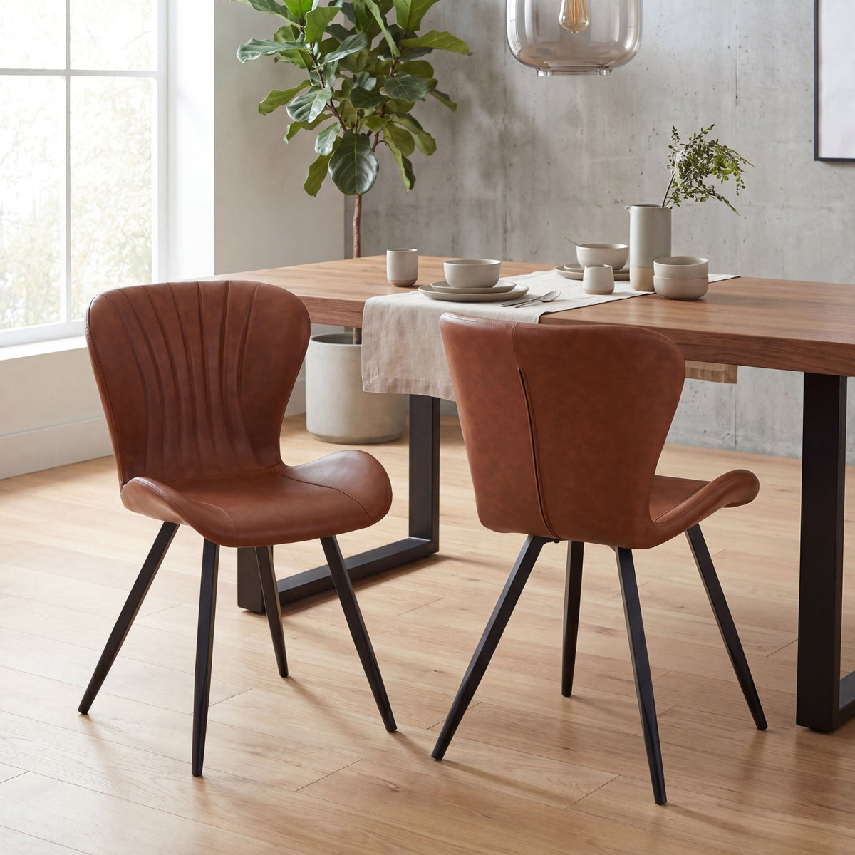 Santo Faux Leather Dining Chair