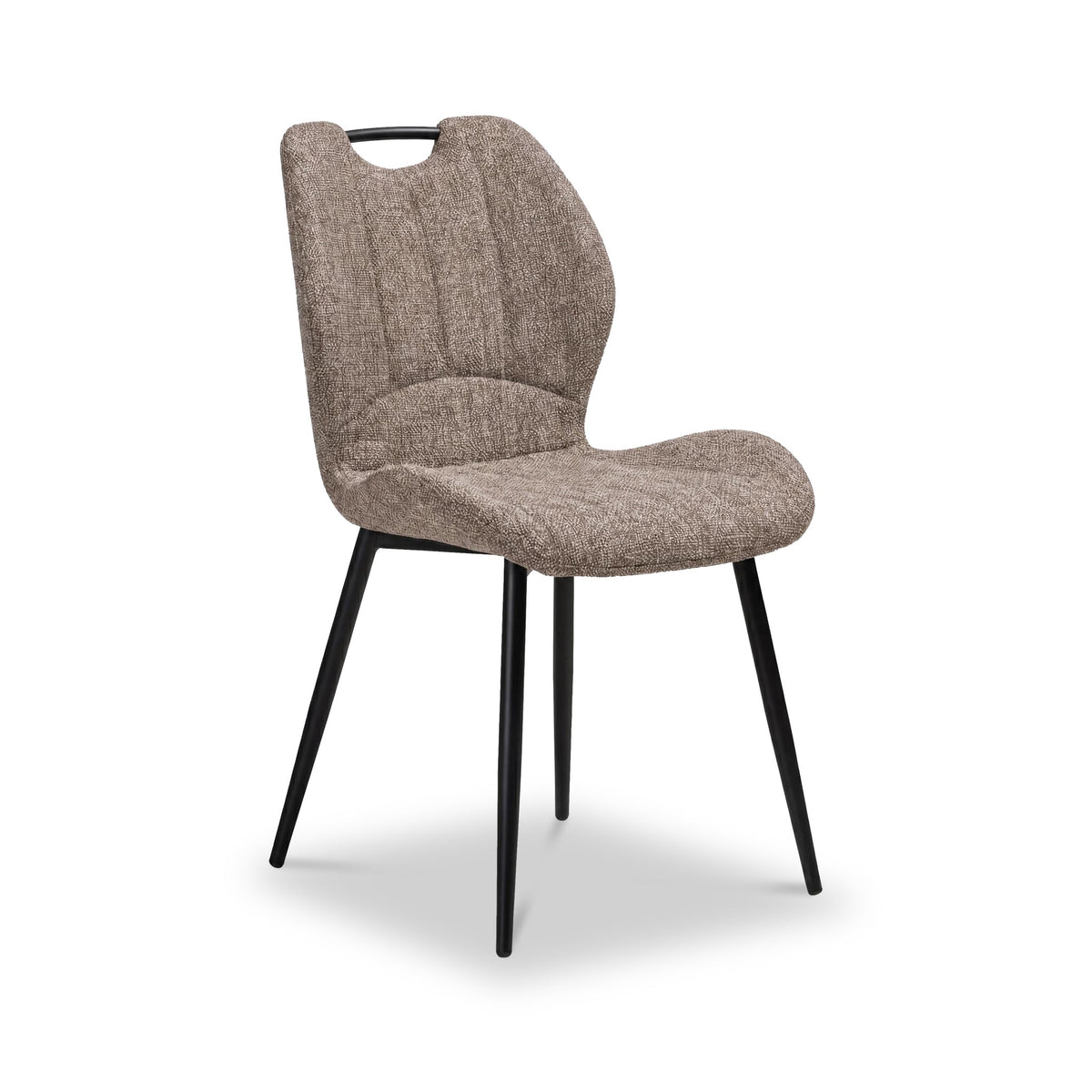 Delvine Textured Fabric Dining Chair