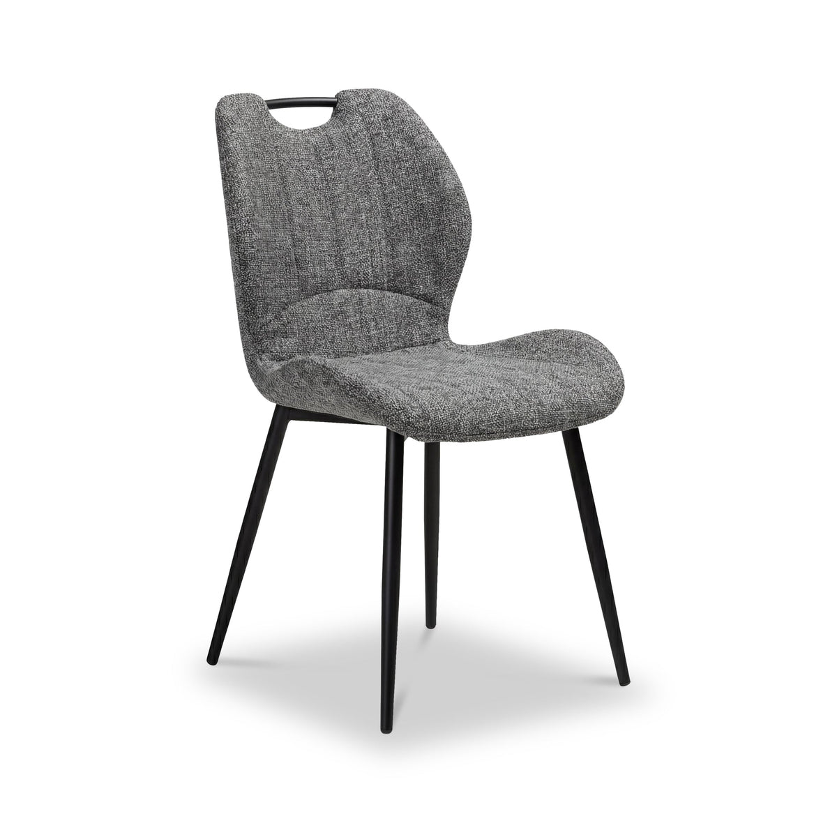 Delvine Textured Fabric Dining Chair