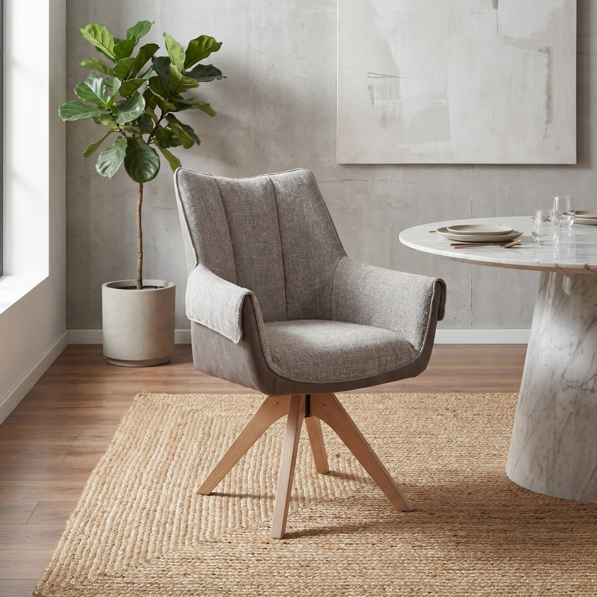 Loren Swivel Dining Chair