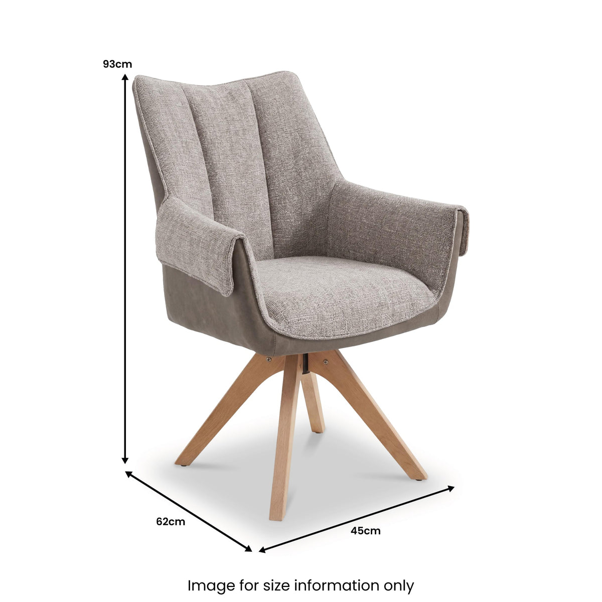 Loren Swivel Dining Chair