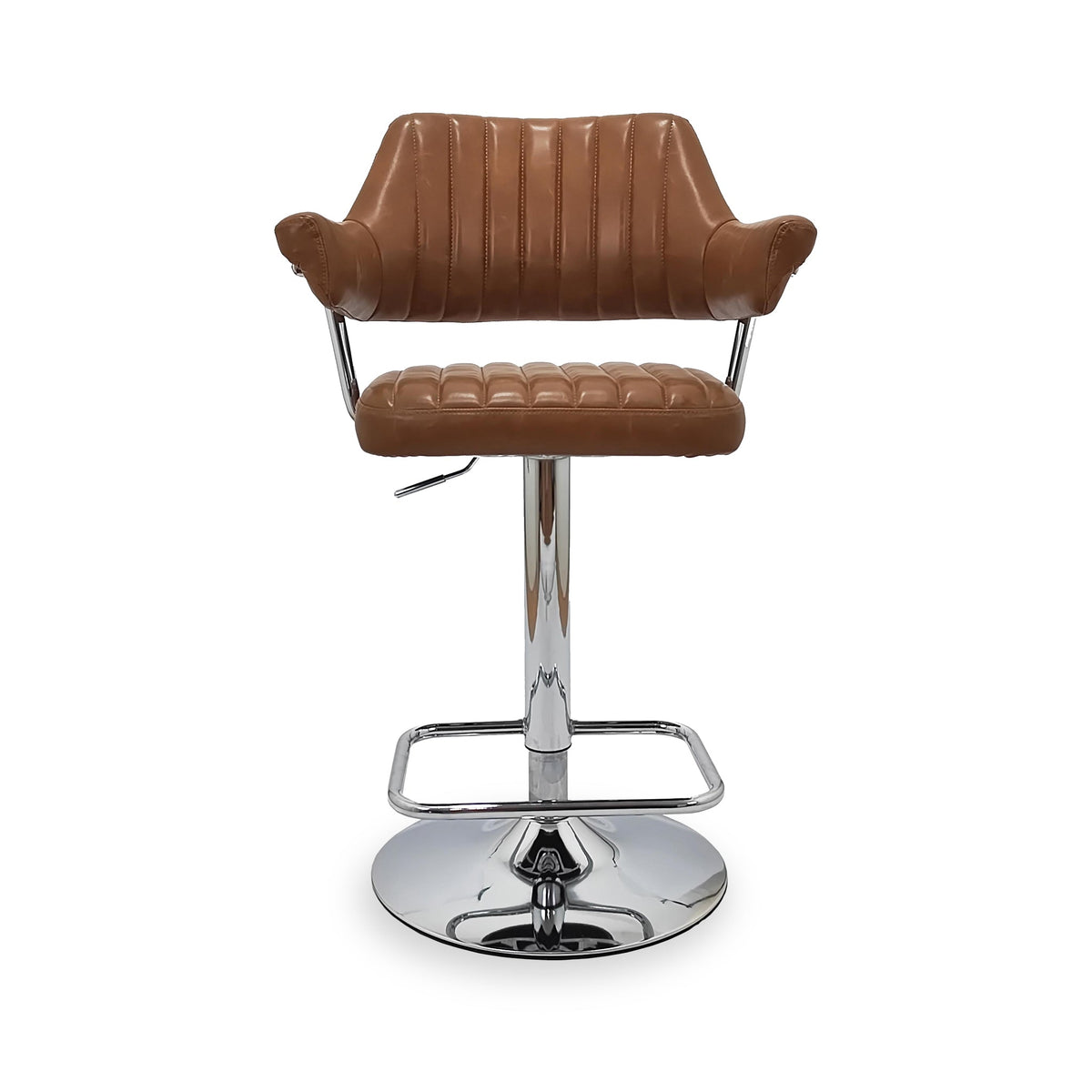 Rhonwen Faux Leather Bar Stool