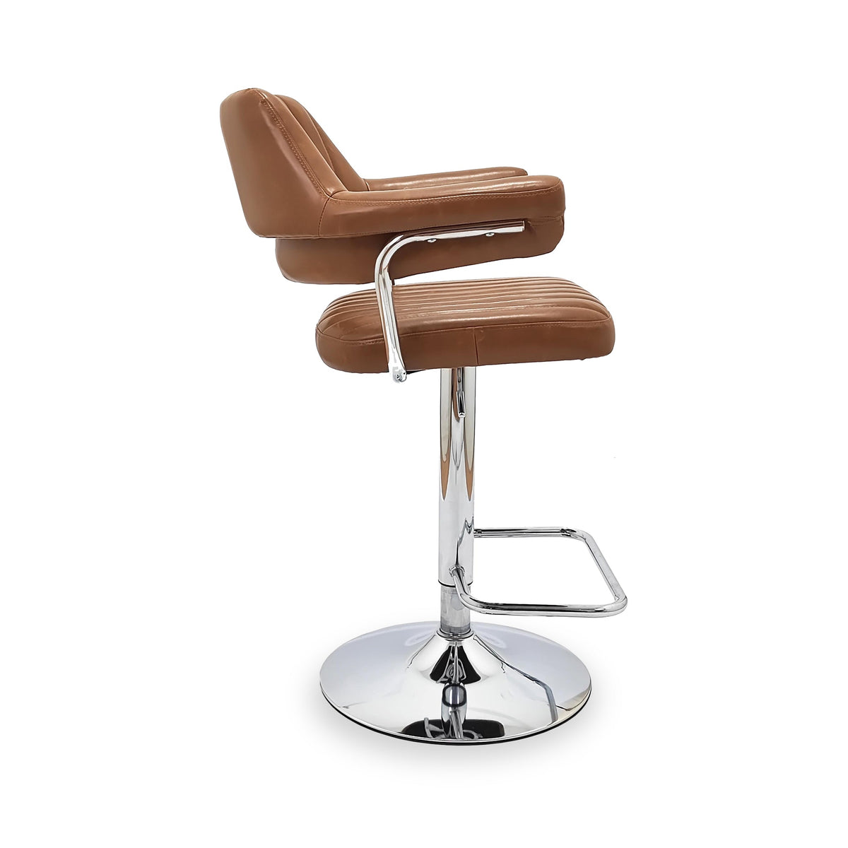 Rhonwen Faux Leather Bar Stool