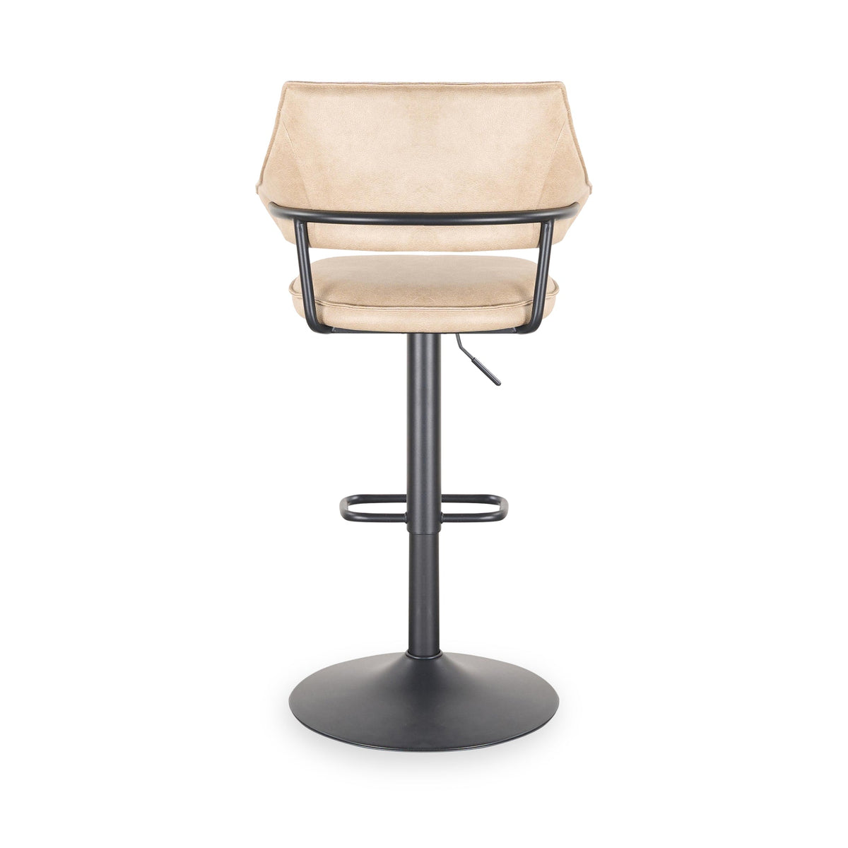 Faraday Faux Leather Swivel Bar Stool