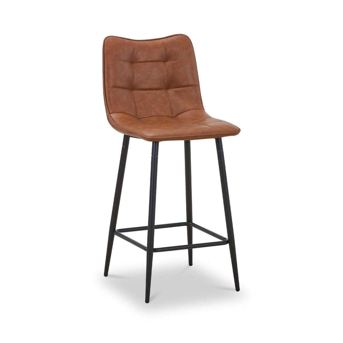 Zeno Faux Leather Bar Stool