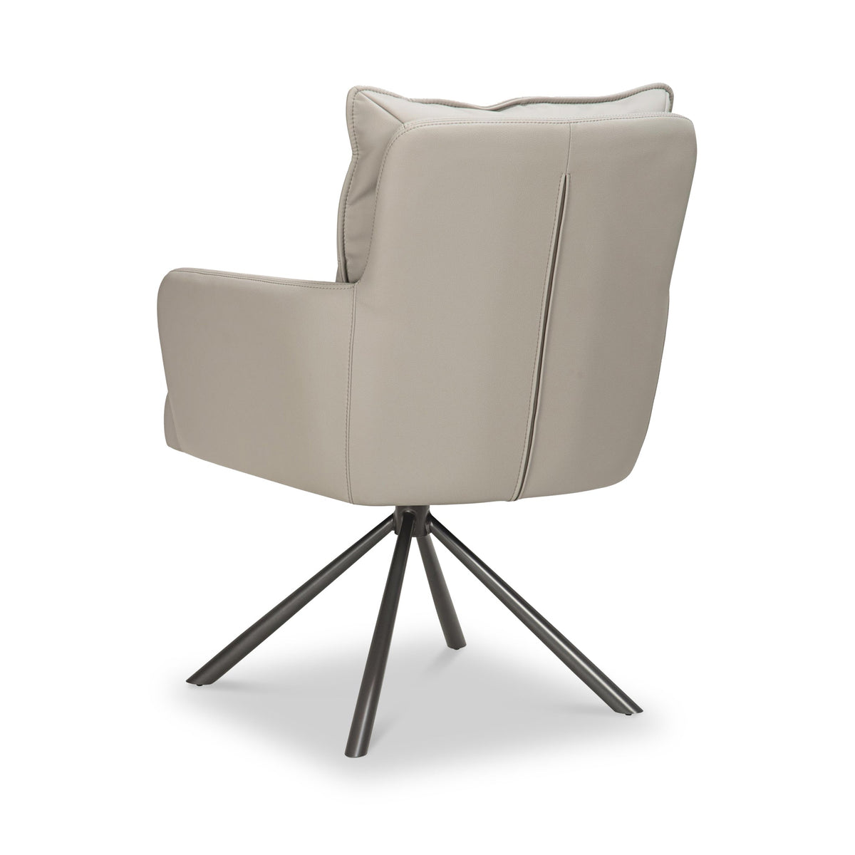 Sterling Faux Leather Swivel Dining Chair
