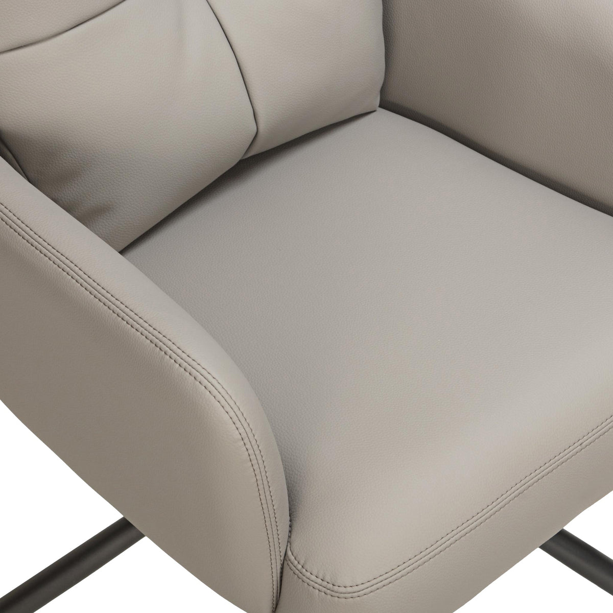 Sterling Faux Leather Swivel Dining Chair