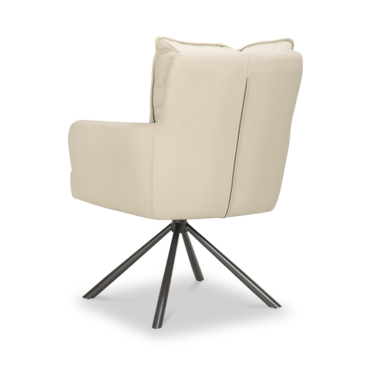 Sterling Faux Leather Swivel Dining Chair