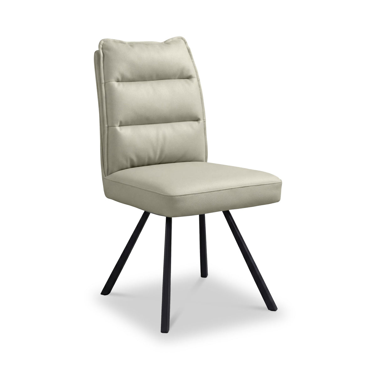 Tate Faux Leather Swivel Dining Chair