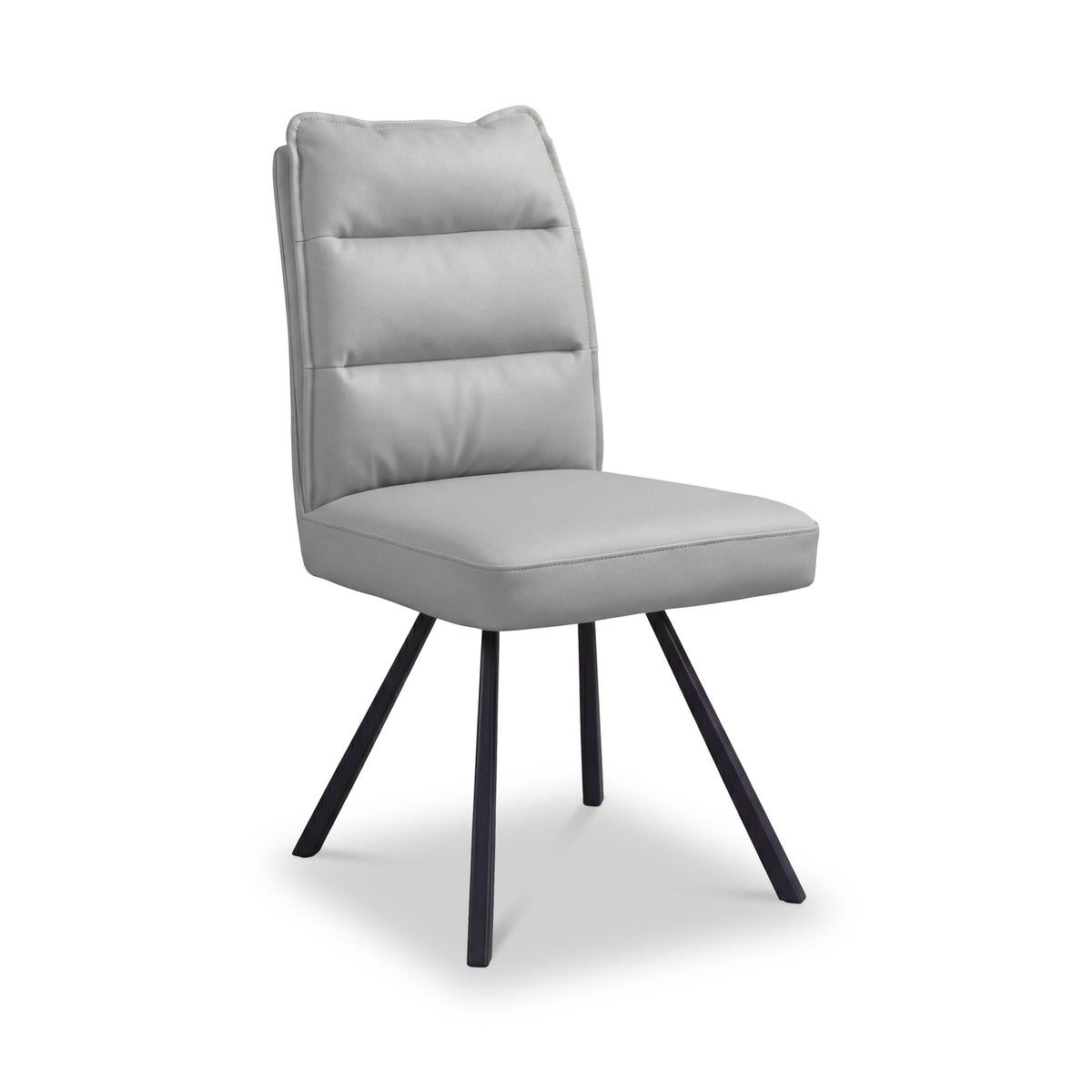 Tate Faux Leather Swivel Dining Chair