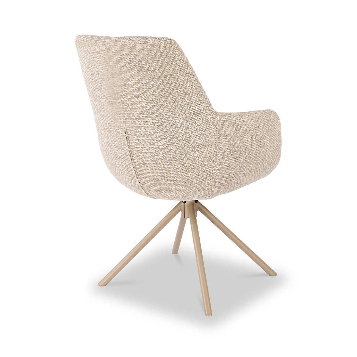 Penny Tweed Swivel Dining Chair