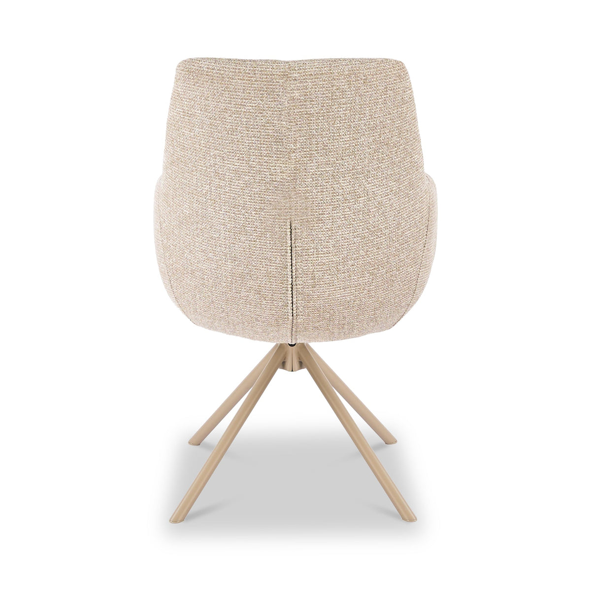 Penny Tweed Swivel Dining Chair