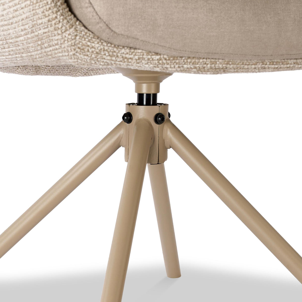 Penny Tweed Swivel Dining Chair