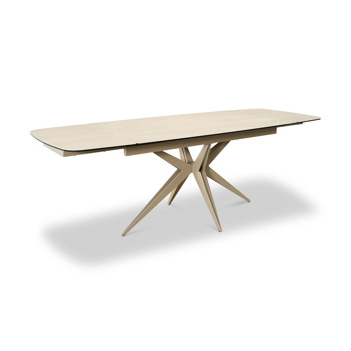 Ash 160cm-240cm Extending Travertine Dining Table