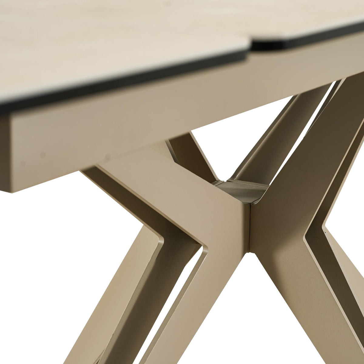 Ash 160cm-240cm Extending Travertine Dining Table