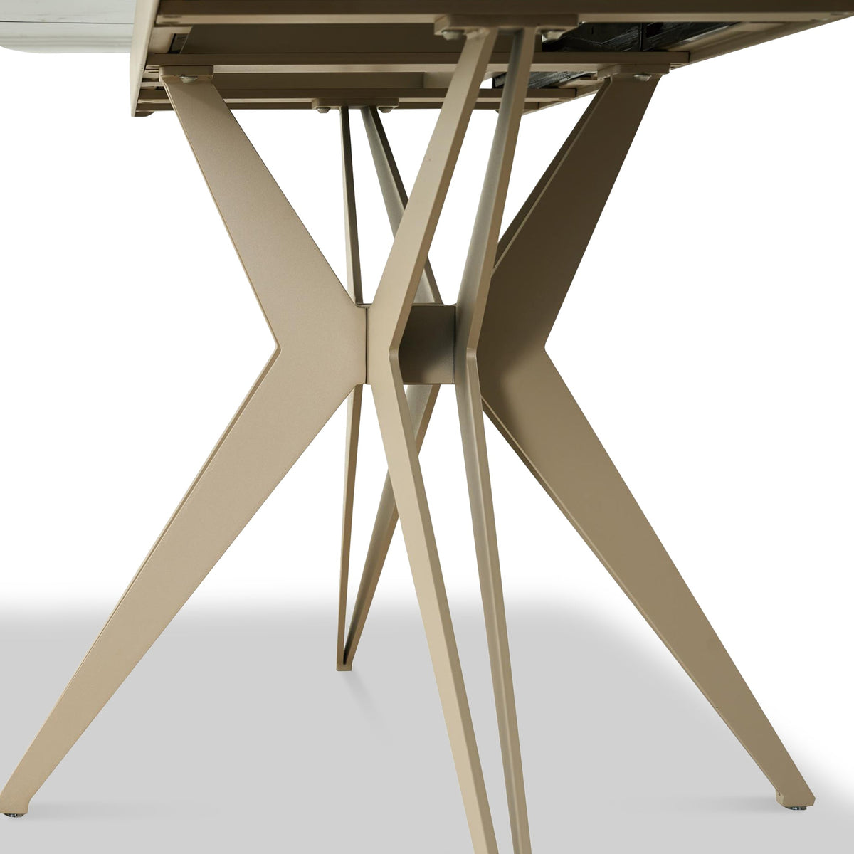 Ash 160cm-240cm Extending Travertine Dining Table
