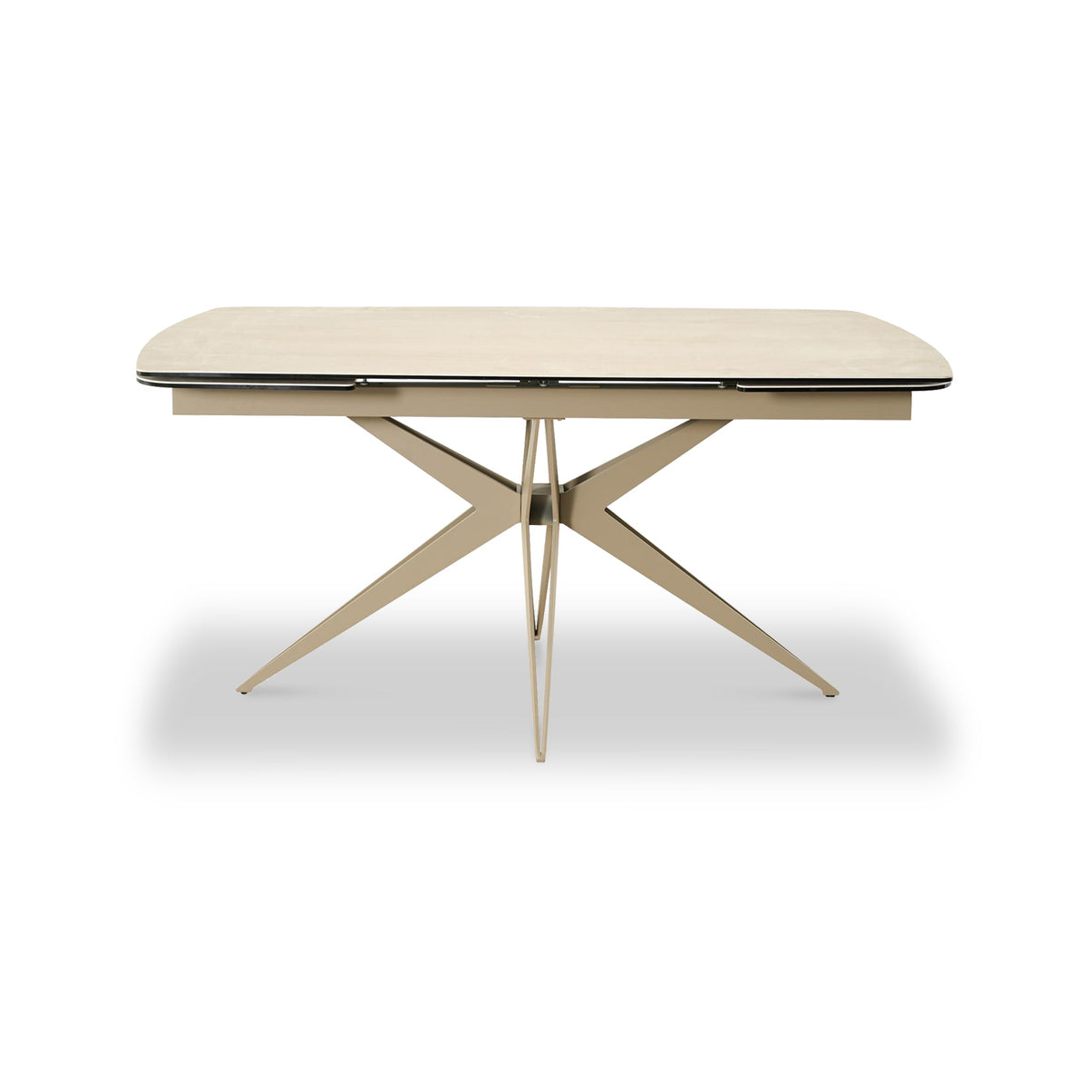 Ash 160cm-240cm Extending Travertine Dining Table