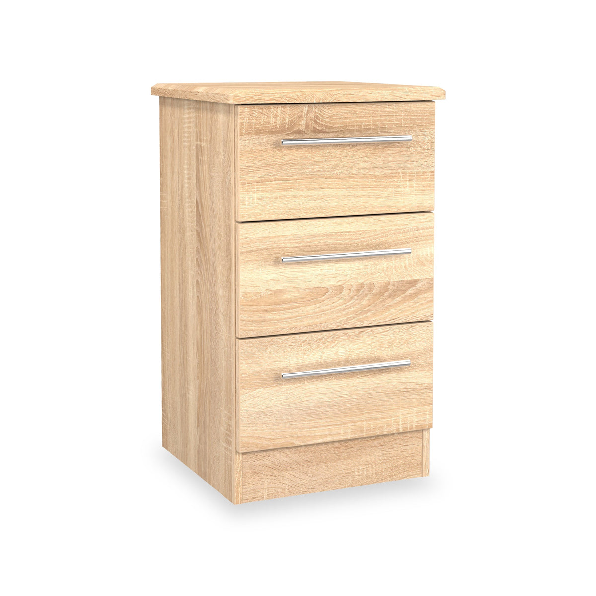 Bramwell 3 Drawer Bedside Table