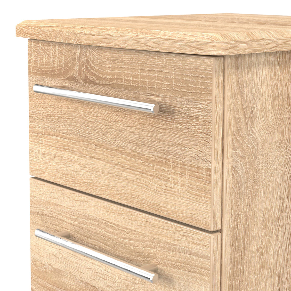 Bramwell 3 Drawer Bedside Table