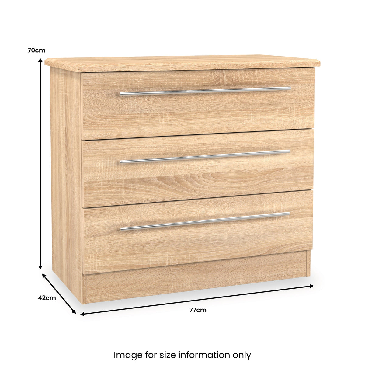 Bramwell 3 Drawer Chest