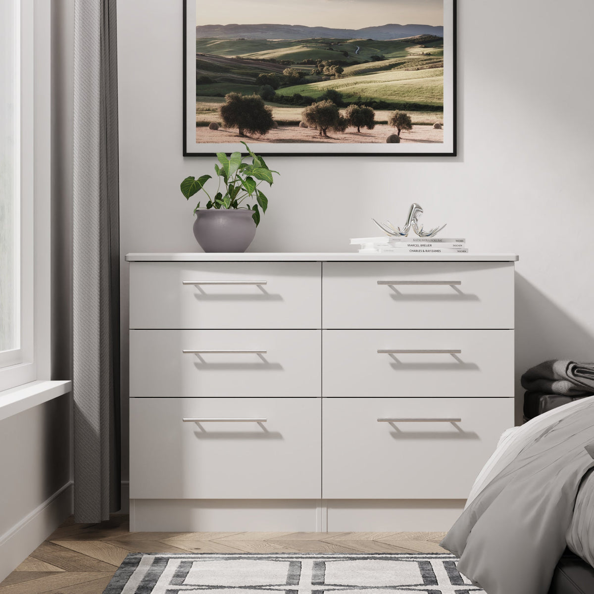 Bramwell 6 Drawer Wide Chest