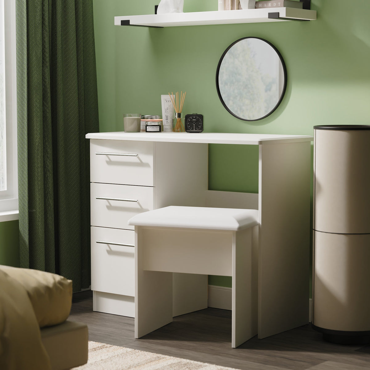 Bramwell 3 Drawer Dressing Table