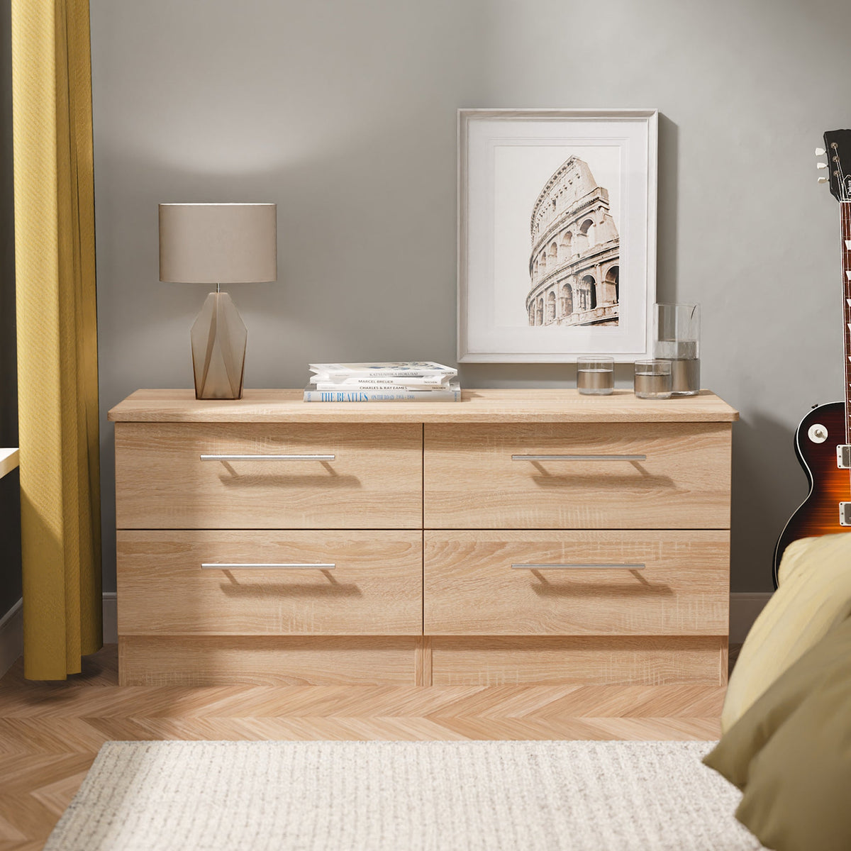 Bramwell 4 Drawer Low Storage Unit