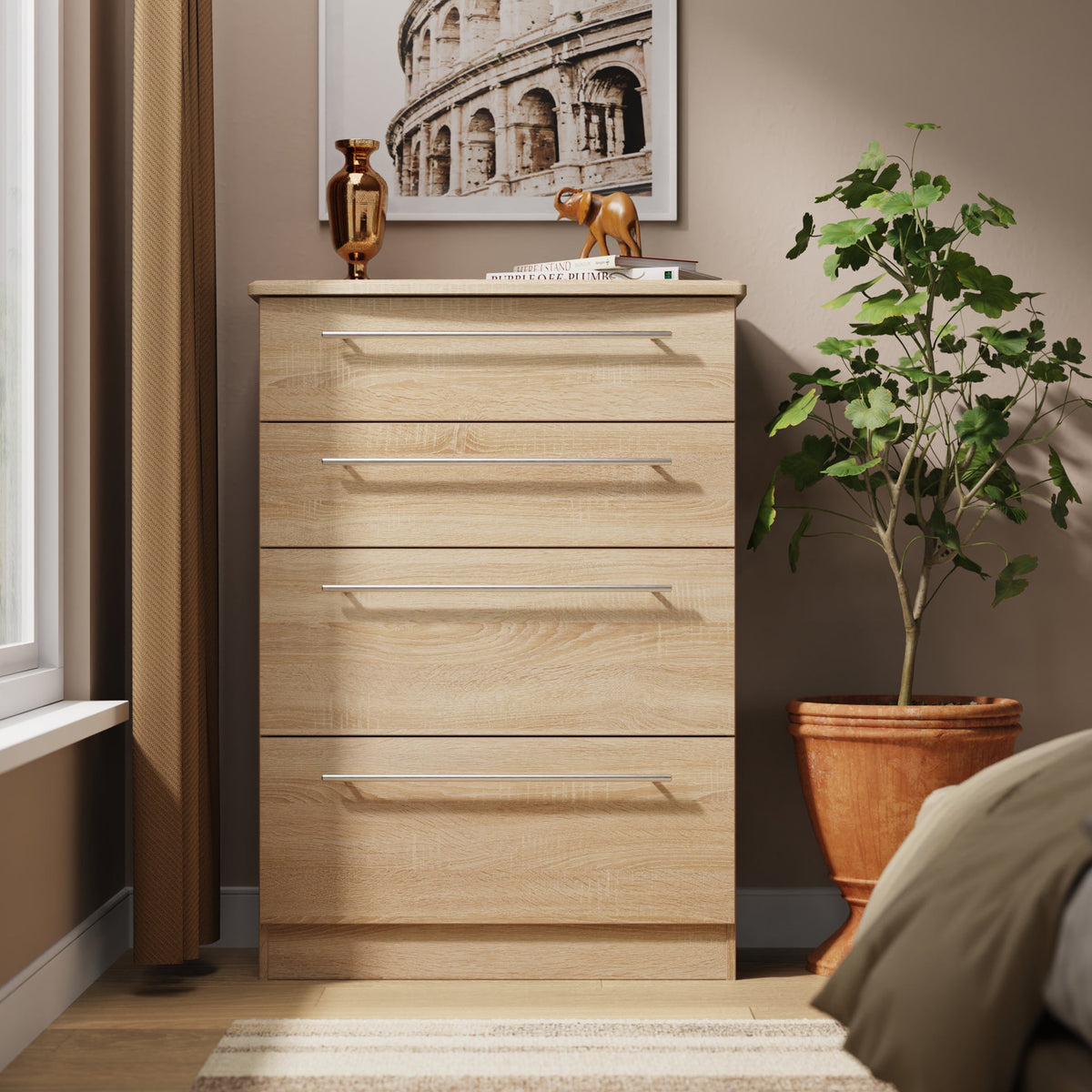 Bramwell 4 Drawer Deep Chest