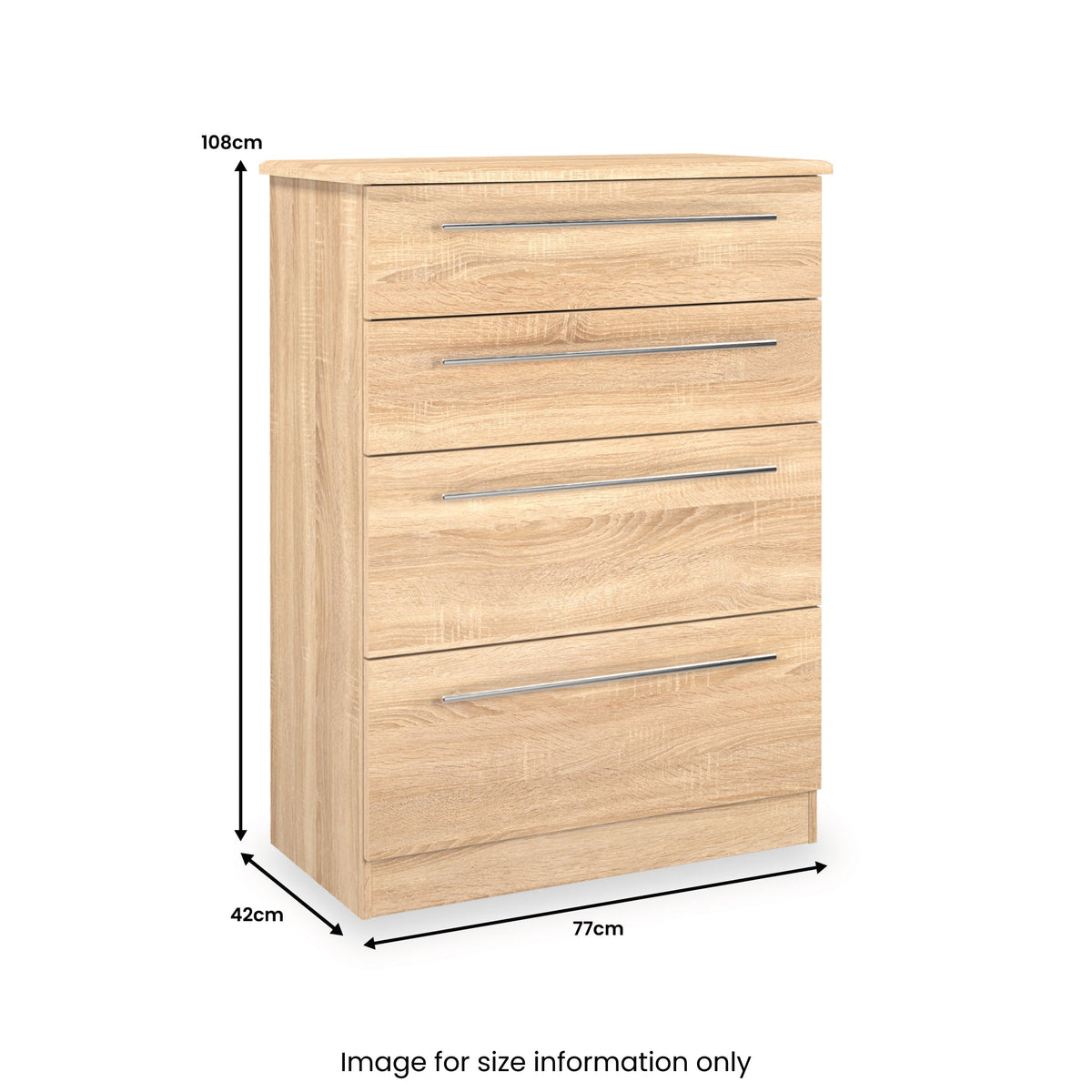 Bramwell 4 Drawer Deep Chest