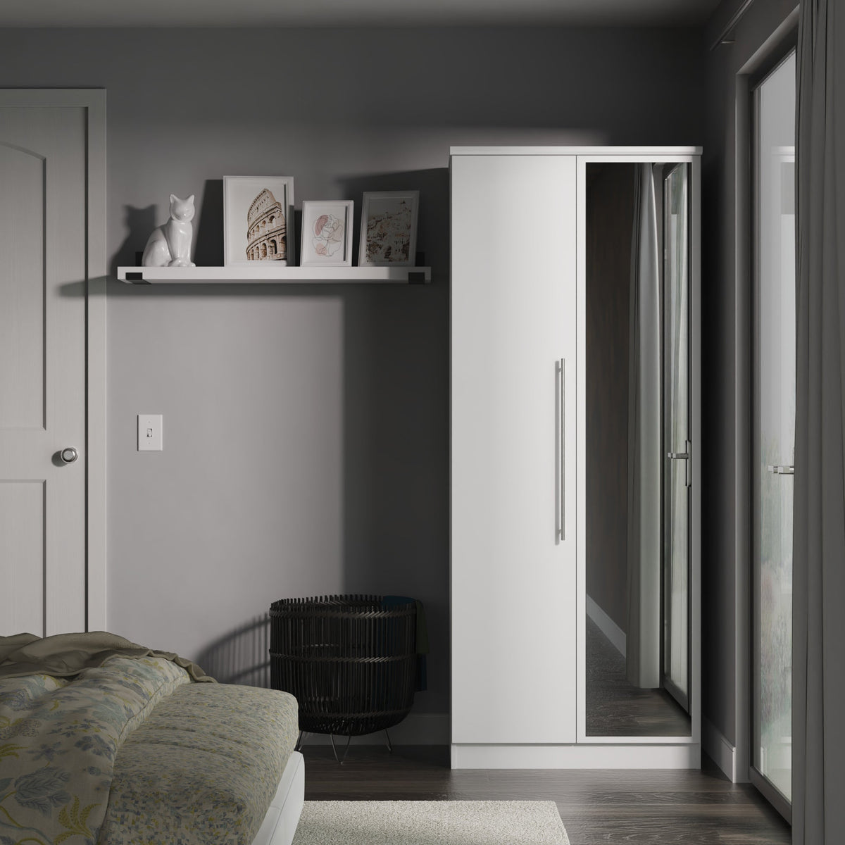 Bramwell Double Mirrored Wardrobe
