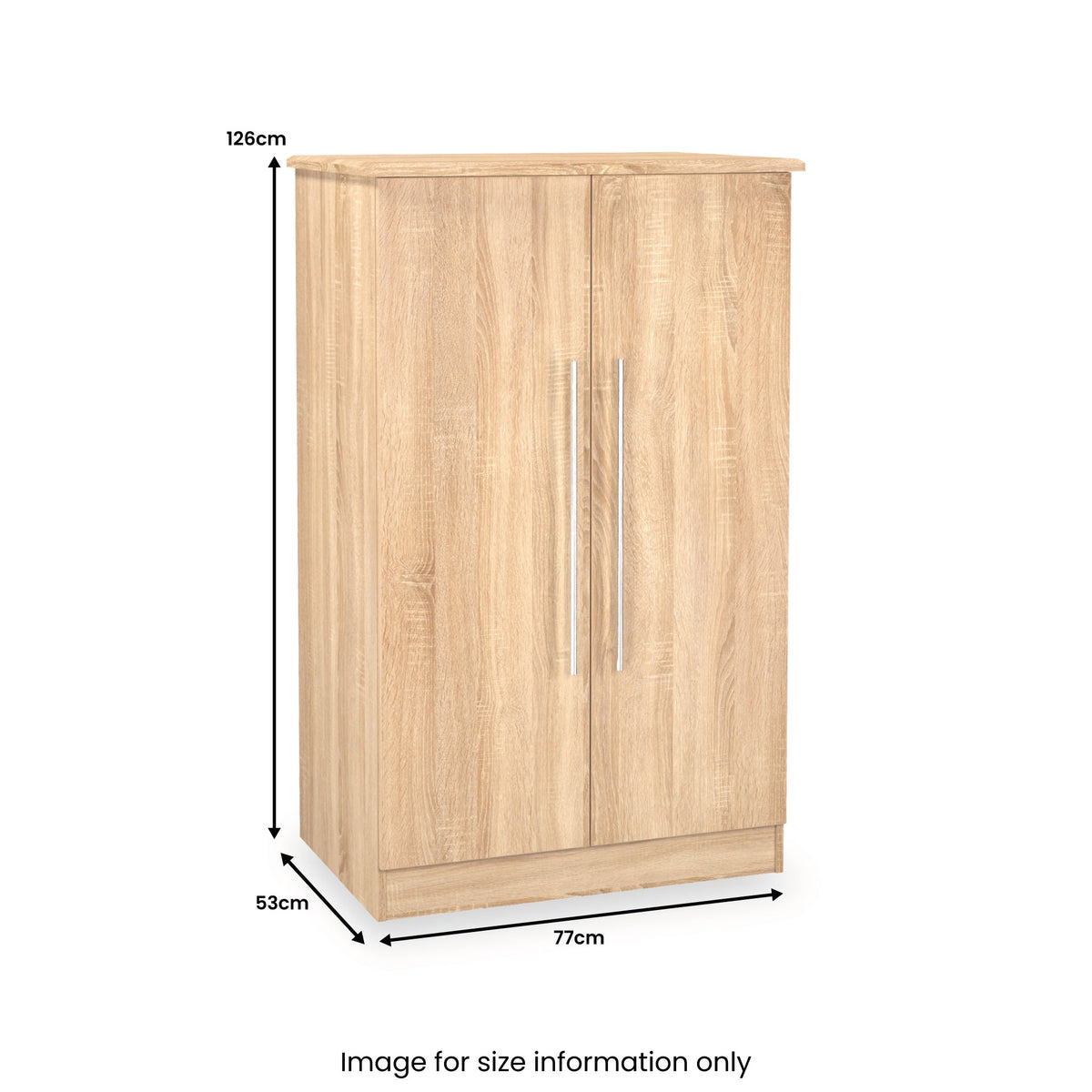 Bramwell 2 Door Small Wardrobe