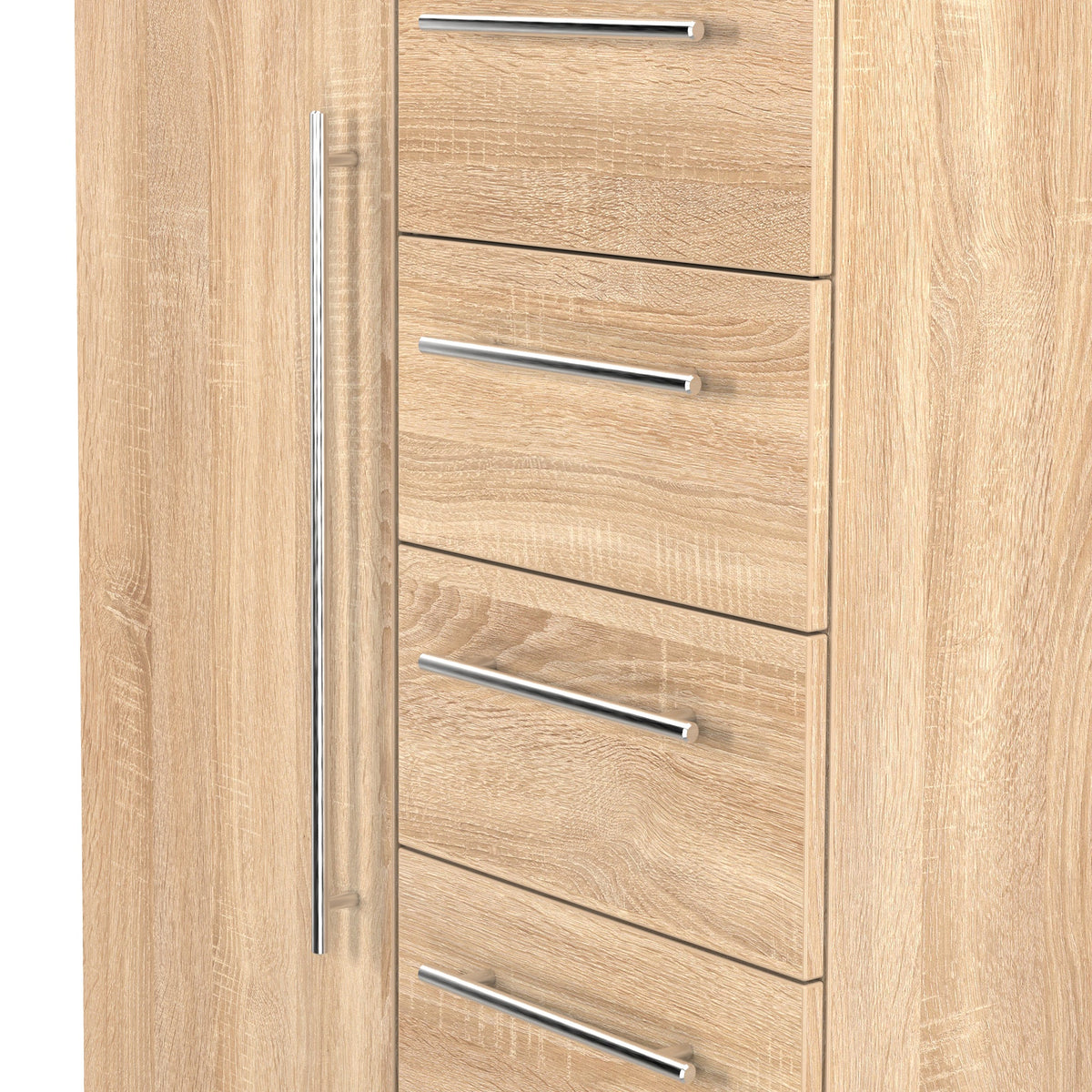 Bramwell Childrens Single 6 Drawer Wardrobe