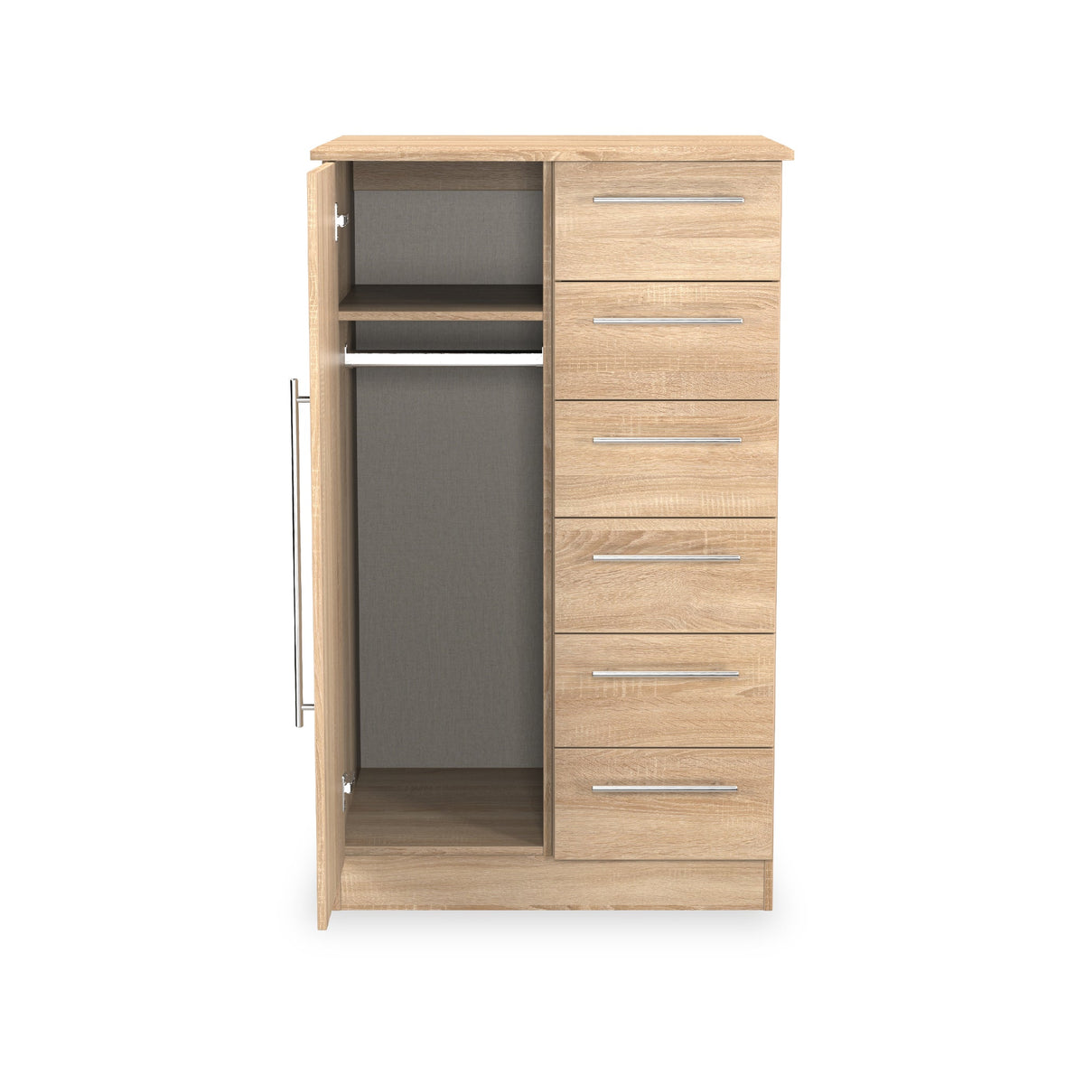 Bramwell Childrens Single 6 Drawer Wardrobe