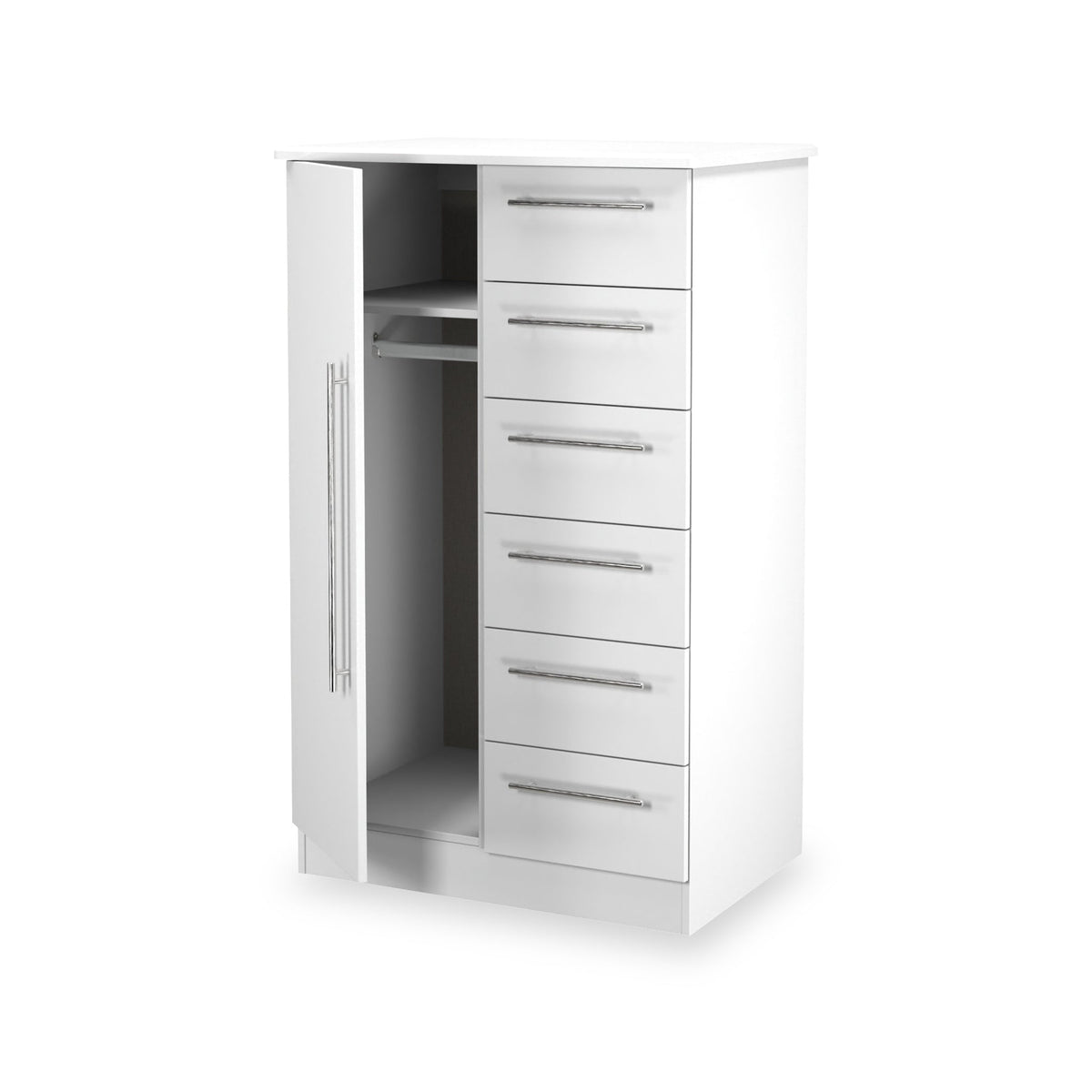 Bramwell Childrens Single 6 Drawer Wardrobe