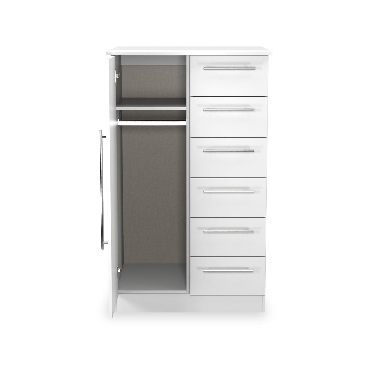 Bramwell Childrens Single 6 Drawer Wardrobe