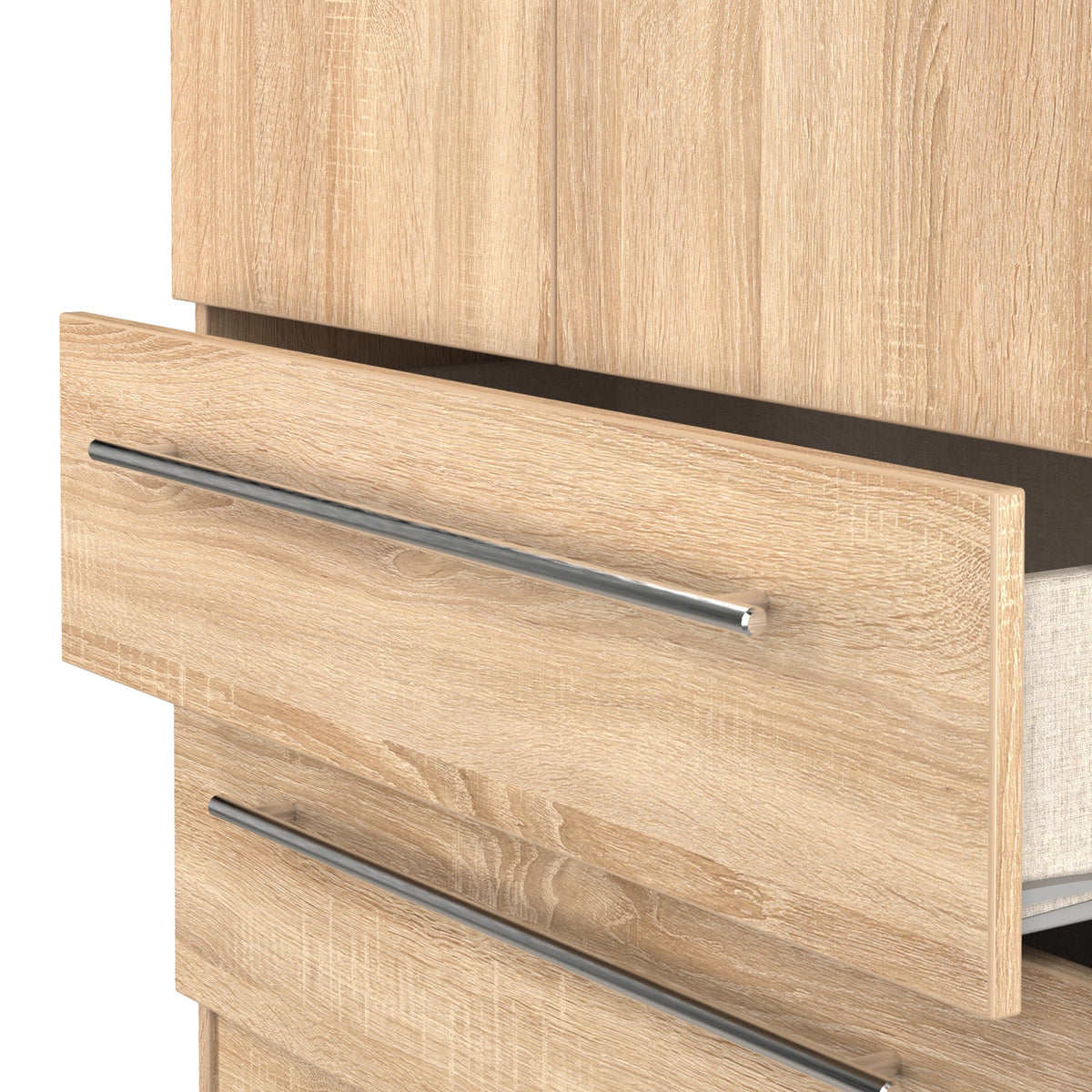 Bramwell Double Wardrobe With Drawers