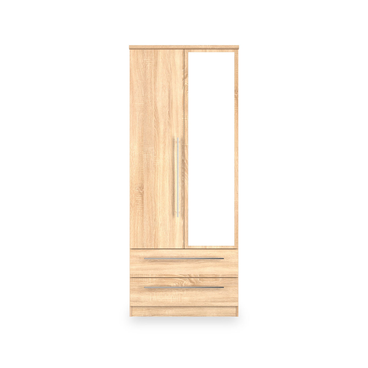Bramwell Double Mirrored Wardrobe With Drawers