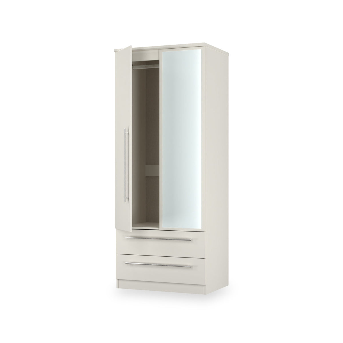 Bramwell Double Mirrored Wardrobe With Drawers