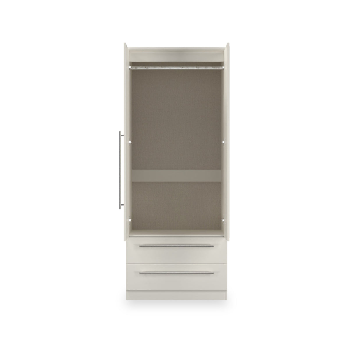 Bramwell Double Mirrored Wardrobe With Drawers