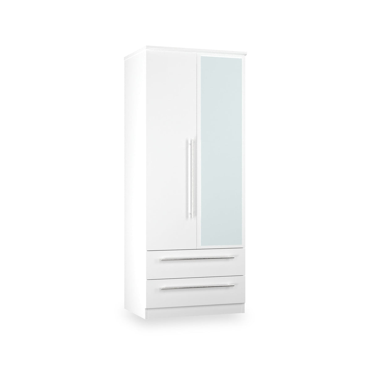 Bramwell Double Mirrored Wardrobe With Drawers