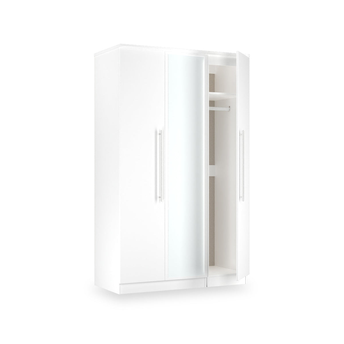 Bramwell Triple Mirrored Wardrobe