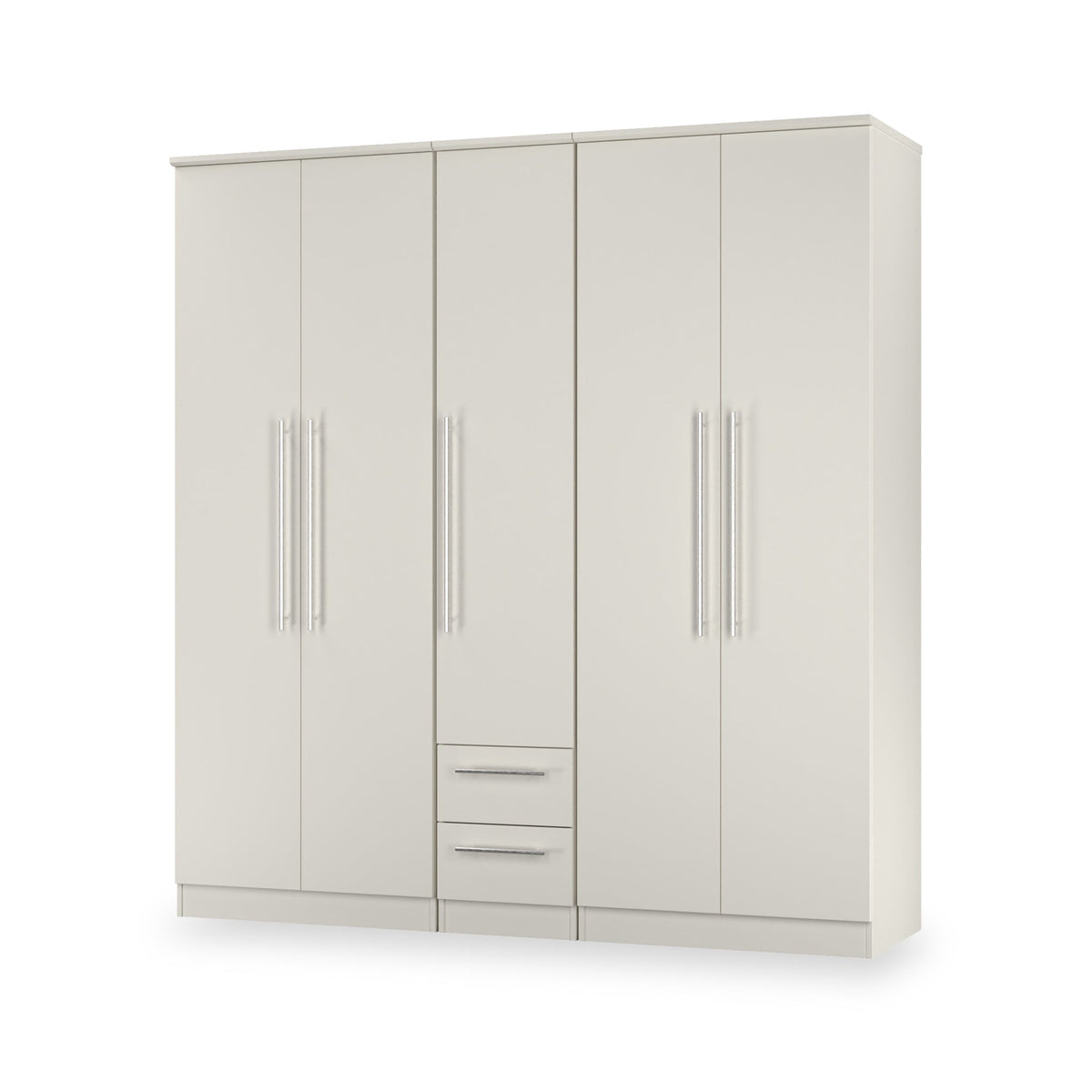 Bramwell 5 Door Wardrobe With Drawers
