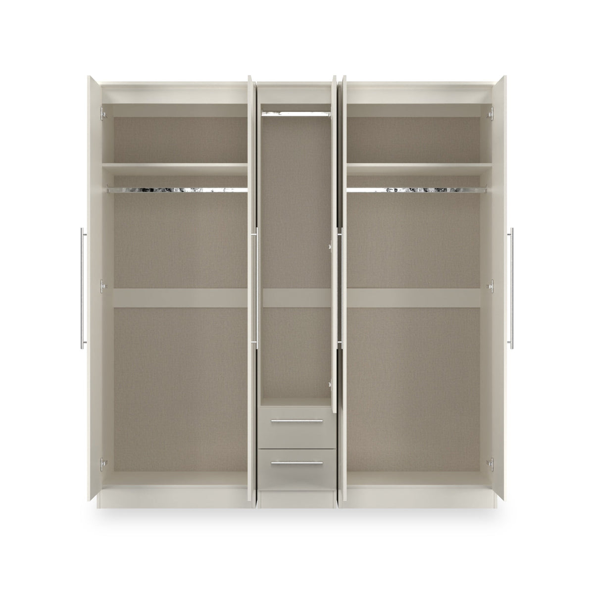 Bramwell 5 Door Wardrobe With Drawers