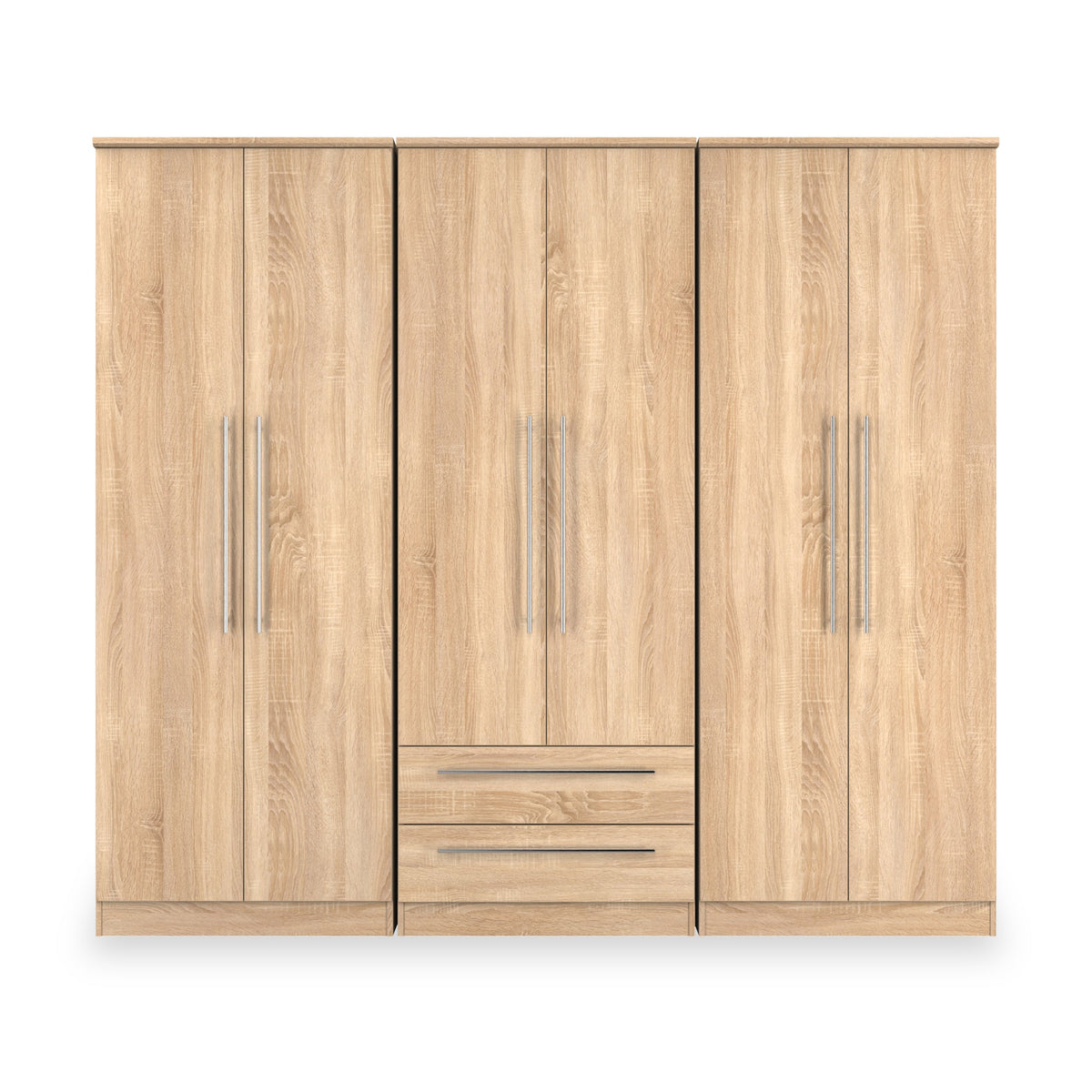 Bramwell 6 Door Wardrobe With Drawers