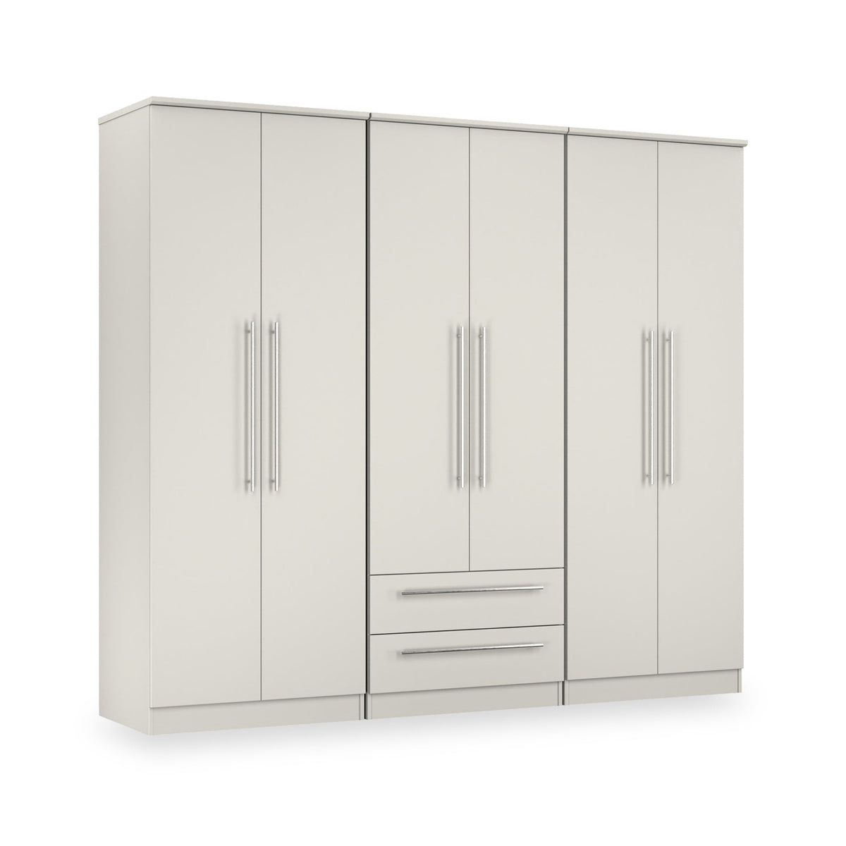 Bramwell 6 Door Wardrobe With Drawers