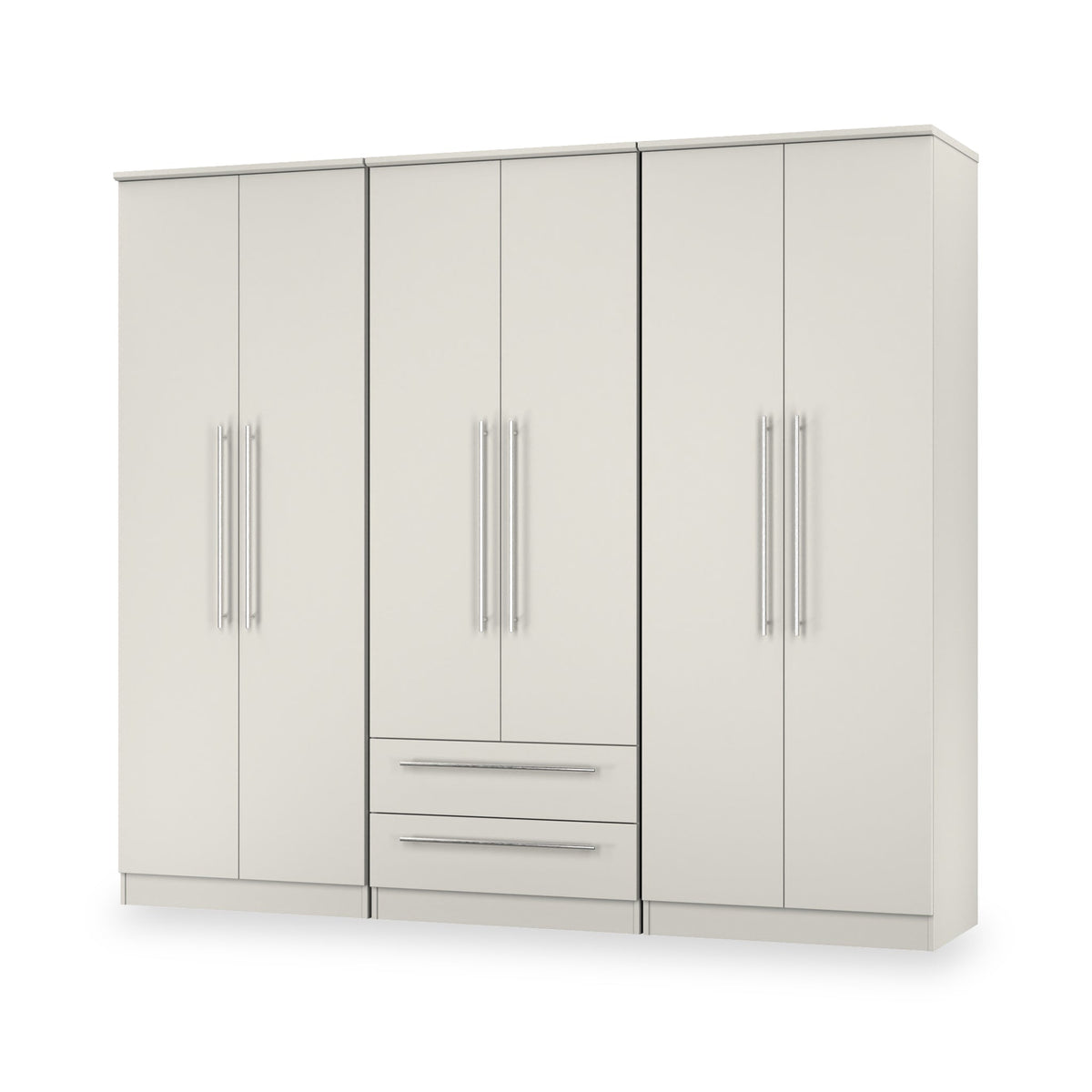 Bramwell 6 Door Wardrobe With Drawers