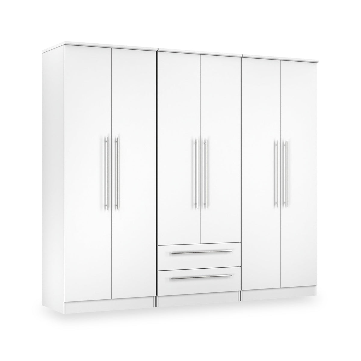 Bramwell 6 Door Wardrobe With Drawers